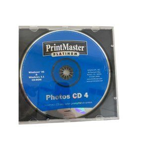 Print Master Platinum photos cd 4 windows 95 3.1